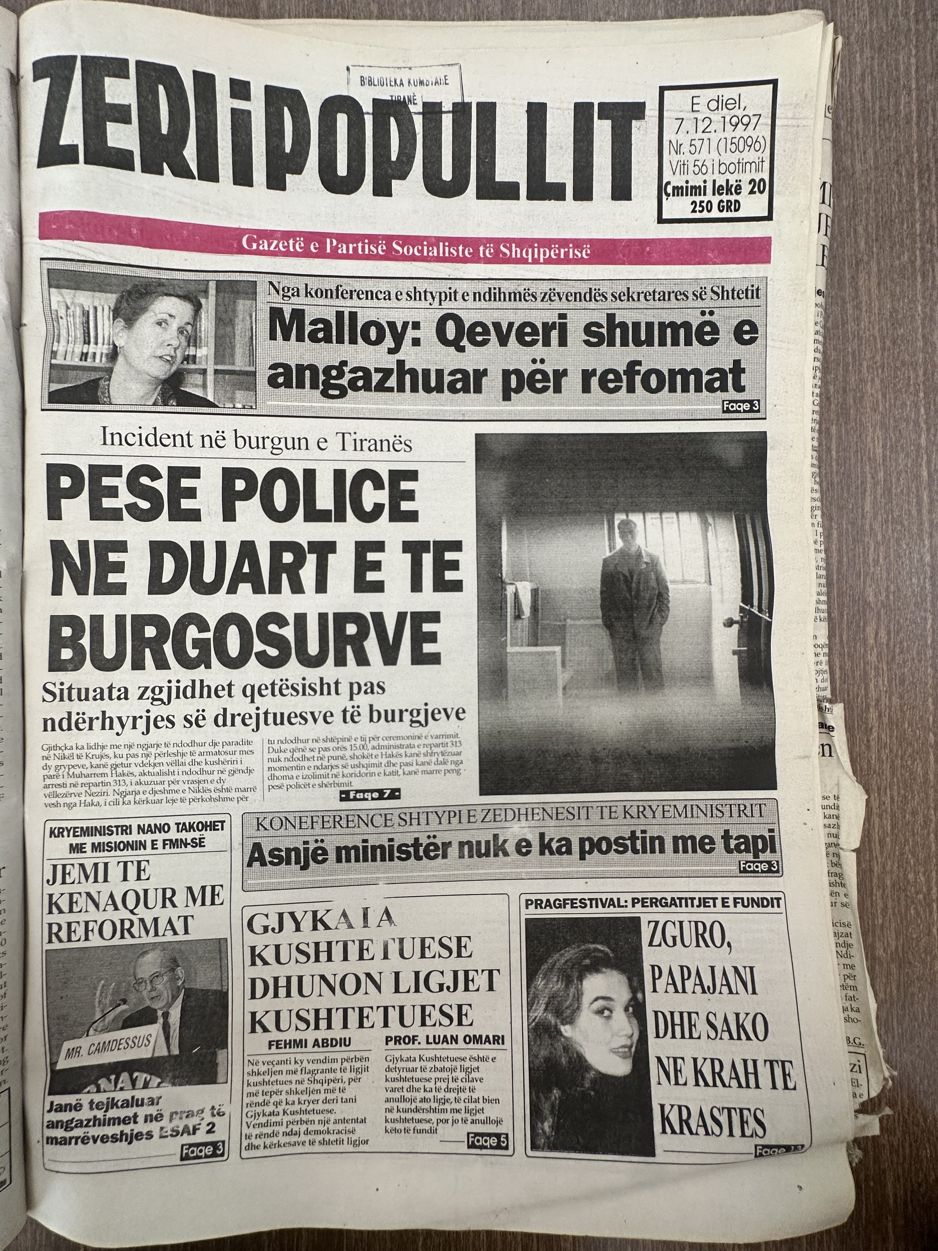 Zëri i Popullit 1997-12-07